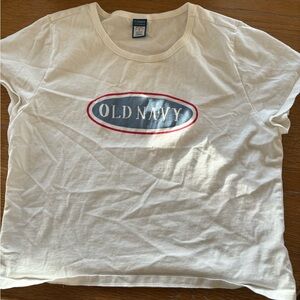 Old Navy White Graphic Tee - Once More 94 Reissue Collection L